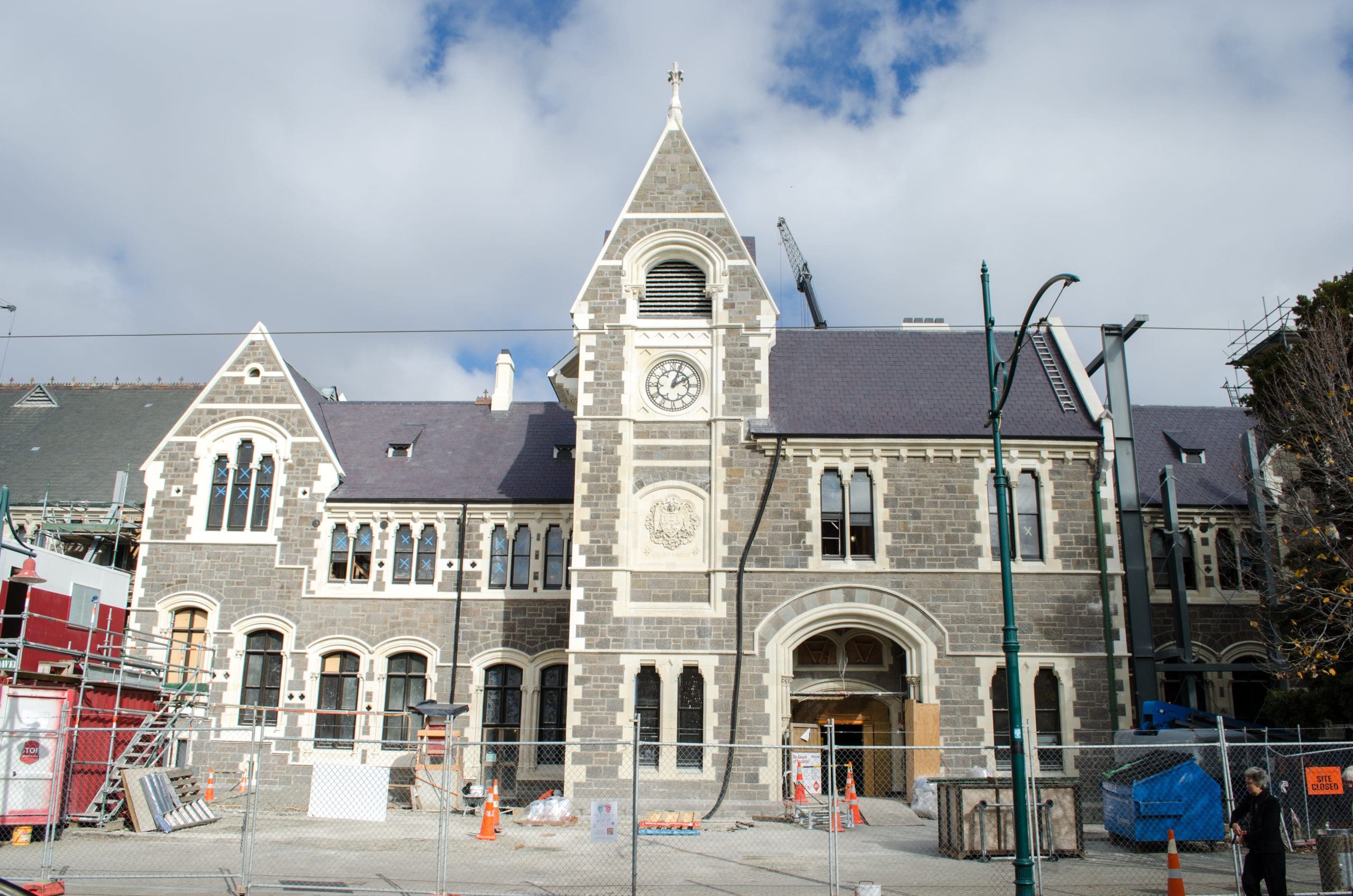 Arts Centre renovation with Terra Lana wool insulation, exterior view
