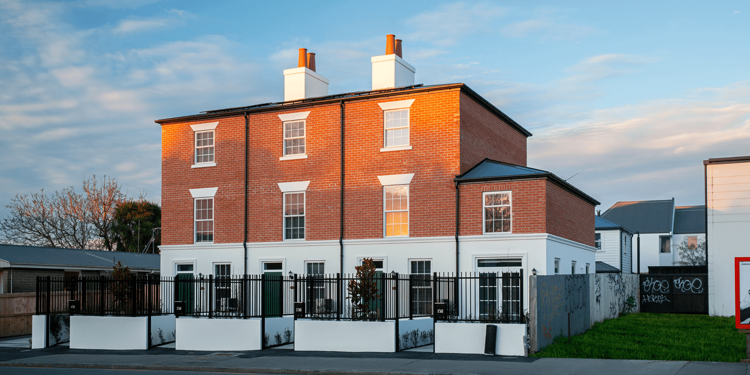 Barbadoes Street Townhouses by Brooksfield using Terra Lana wool insulation