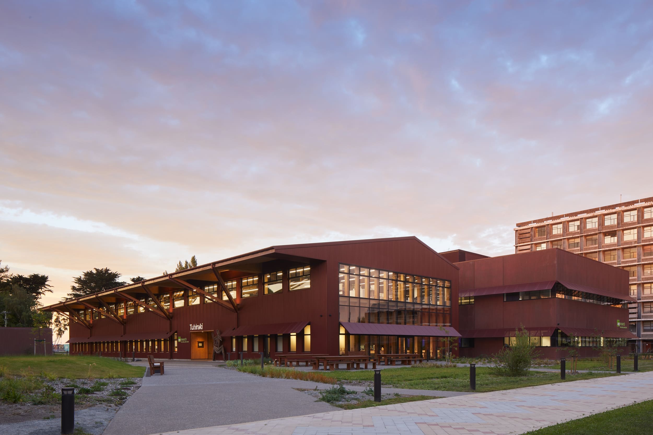 Tuhiraki AgResearch building exterior